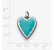 Enamel Heart Charm