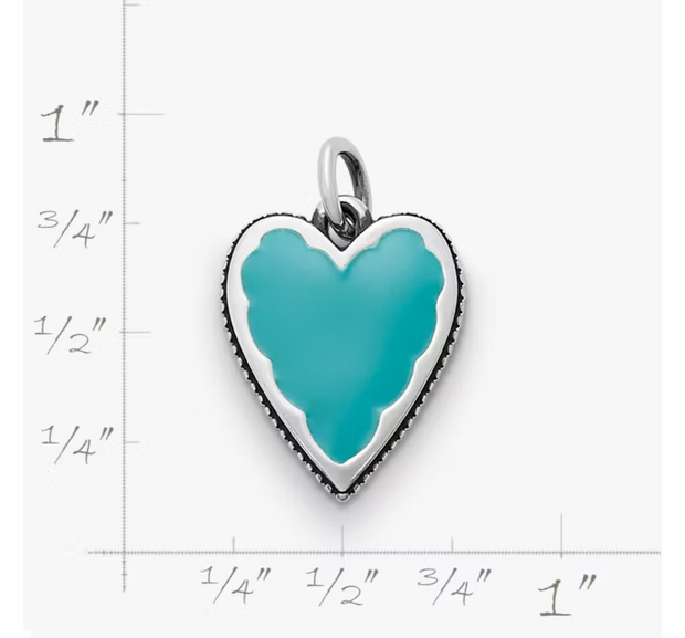 Enamel Heart Charm