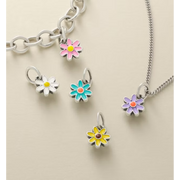 Enamel Mini Flower Charm