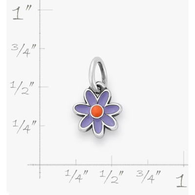 Enamel Mini Flower Charm
