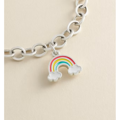 Enamel Rainbow Charm