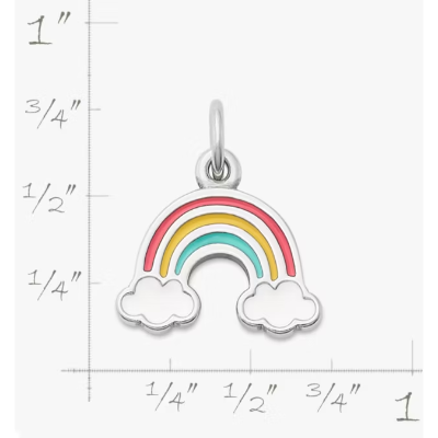 Enamel Rainbow Charm