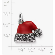 Enamel Santa Hat Charm