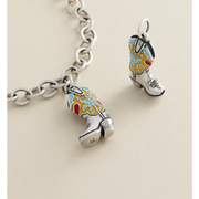 Enamel Western Boot Charm