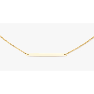 Engravable Horizon Necklace