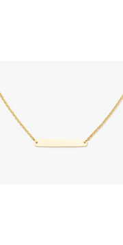 Engravable Horizon Necklace