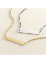 Engravable Horizon Necklace