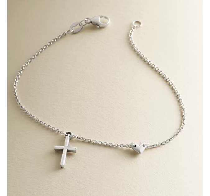 Faith and Love Link Bracelet