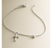 Faith and Love Link Bracelet