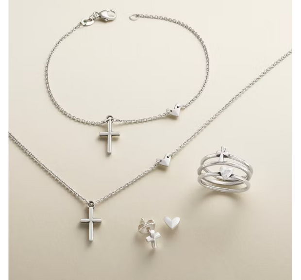 Faith and Love Link Bracelet