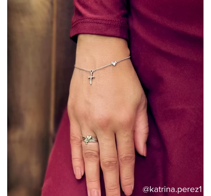 Faith and Love Link Bracelet