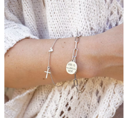 Faith and Love Link Bracelet