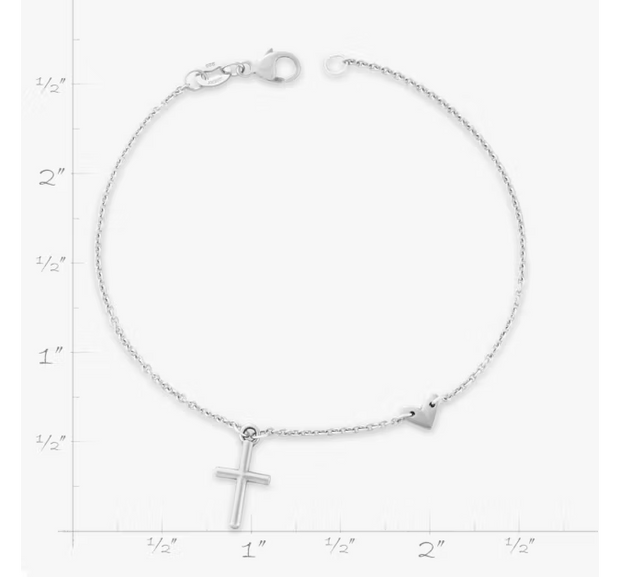 Faith and Love Link Bracelet