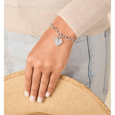 God's Light Heart Charm