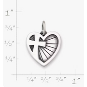 God's Light Heart Charm