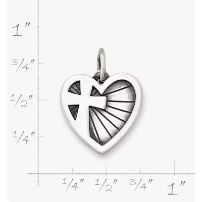God's Light Heart Charm