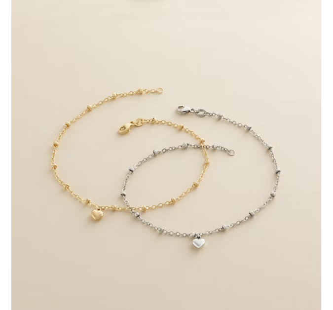 Heart Drop Anklet