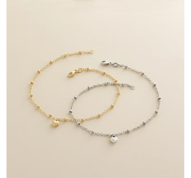Heart Drop Anklet