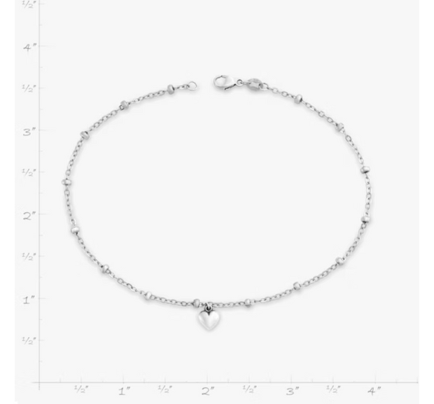 Heart Drop Anklet