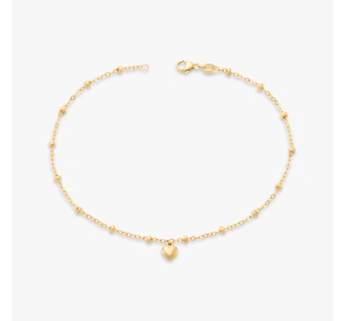 Heart Drop Anklet