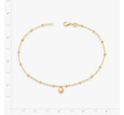 Heart Drop Anklet
