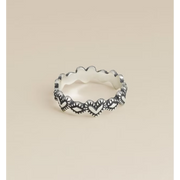 Hearts and Beads Ring