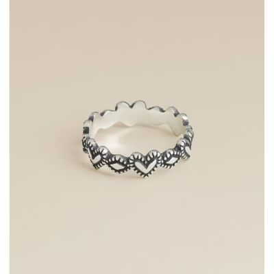 Hearts and Beads Ring