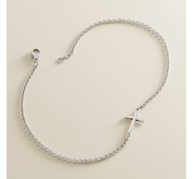 Horizon Cross Anklet