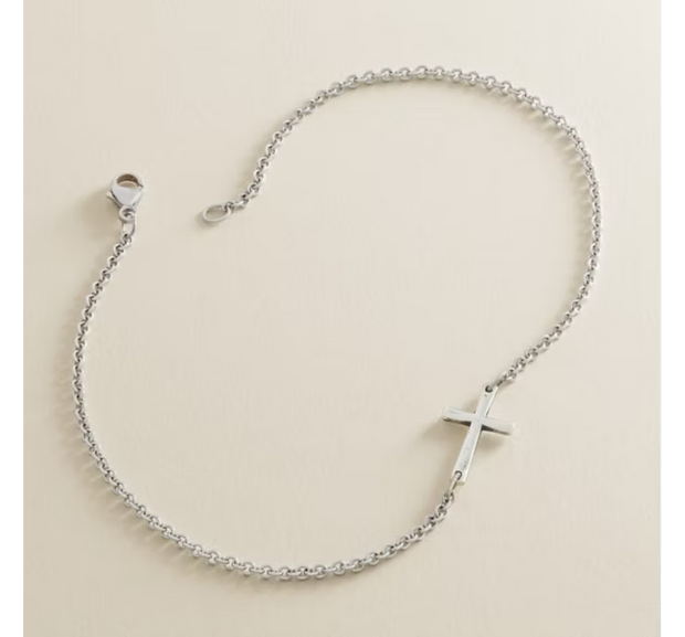 Horizon Cross Anklet