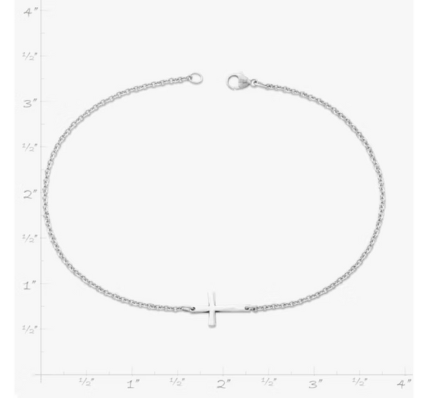 Horizon Cross Anklet