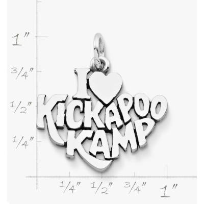 "I Love Kickapoo Kamp" Charm