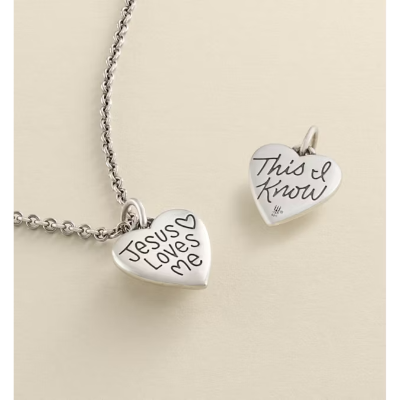 Jesus Loves Me Charm