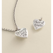 Jesus Loves Me Charm