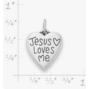 Jesus Loves Me Charm