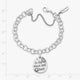 To the Moon and Back Charm on Forged Link Charm Bracelet