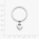 Mini Heart Charm Dangle Ring
