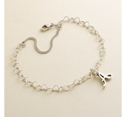 Light Connected Hearts Charm Bracelet