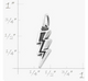 Lightning Bolt Charm