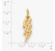 Lightning Bolt Charm