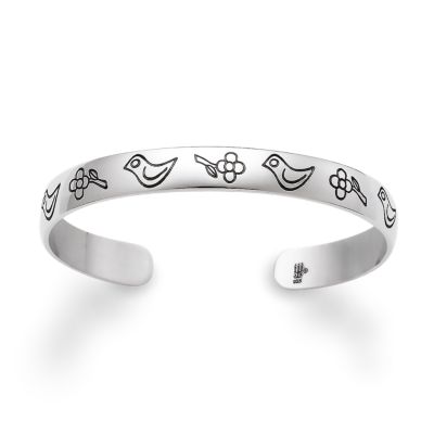 Child's Birds and Flowers Bracelet