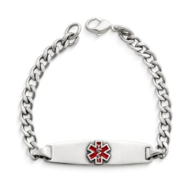 Enameled Medical Alert Bracelet