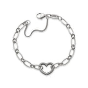 Changeable Heart Charm Bracelet