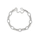 Oval Twist Charm Bracelet