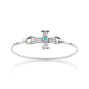 Mission Cross Hook-On Bracelet with Turquoise
