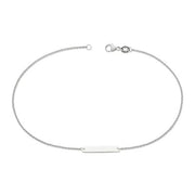 Petite Engravable Horizon Anklet