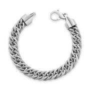 Bold Twisted Link Curb Bracelet
