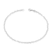 Delicate Connected Hearts Anklet