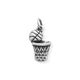 Basketball Charm with Medium Curb Chain