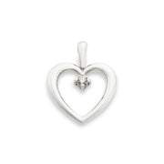 Heart with Diamond Pendant