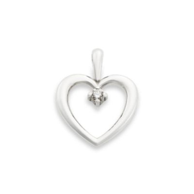 Heart with Diamond Pendant